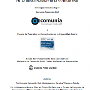 La comunicación con los destinatarios en las organizaciones de la sociedad civil